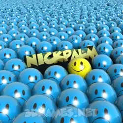 nickpalm in Special Smileys style - 3D name wallpaper