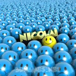 nicolai in Special Smileys style - 3D name wallpaper
