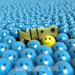 nido in Special Smileys style - 3D name wallpaper