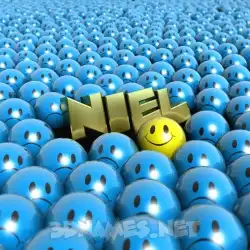 niel in Special Smileys style - 3D name wallpaper