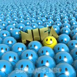 nifa in Special Smileys style - 3D name wallpaper