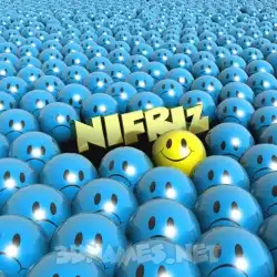 nifriz in Special Smileys style - 3D name wallpaper