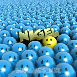 nigel in Special Smileys style - 3D name wallpaper