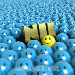 nii in Special Smileys style - 3D name wallpaper