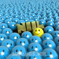 niil in Special Smileys style - 3D name wallpaper