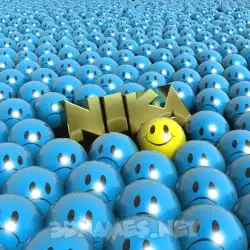 nika in Special Smileys style - 3D name wallpaper