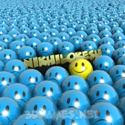 nikhilokesh in Special Smileys style - 3D name wallpaper