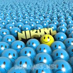nikhyl in Special Smileys style - 3D name wallpaper