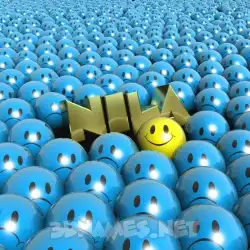 nila in Special Smileys style - 3D name wallpaper