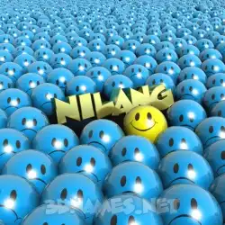 nilang in Special Smileys style - 3D name wallpaper