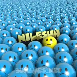 nileshh in Special Smileys style - 3D name wallpaper