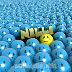 nilli in Special Smileys style - 3D name wallpaper