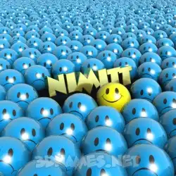 nimitt in Special Smileys style - 3D name wallpaper