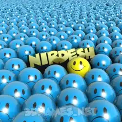 nirdesh in Special Smileys style - 3D name wallpaper