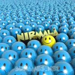 nirmala in Special Smileys style - 3D name wallpaper