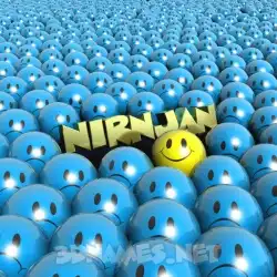 nirnjan in Special Smileys style - 3D name wallpaper