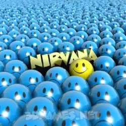 nirvana in Special Smileys style - 3D name wallpaper