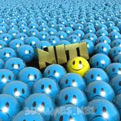 niti in Special Smileys style - 3D name wallpaper