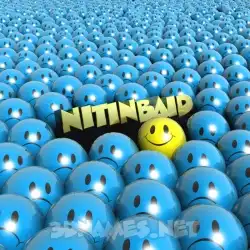 nitinbaid in Special Smileys style - 3D name wallpaper