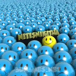 nitisnikitha in Special Smileys style - 3D name wallpaper