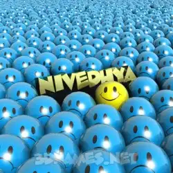 nivedhya in Special Smileys style - 3D name wallpaper