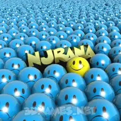 njrana in Special Smileys style - 3D name wallpaper