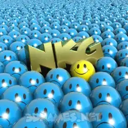 nkg in Special Smileys style - 3D name wallpaper