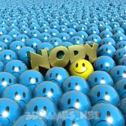 nody in Special Smileys style - 3D name wallpaper