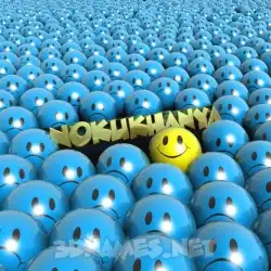 nokukhanya in Special Smileys style - 3D name wallpaper