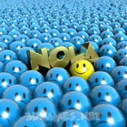 nola in Special Smileys style - 3D name wallpaper