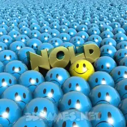 nold in Special Smileys style - 3D name wallpaper