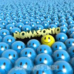 nomasonto in Special Smileys style - 3D name wallpaper