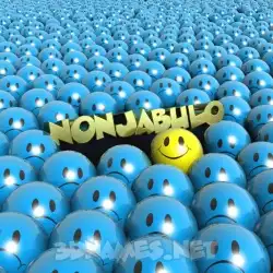 nonjabulo in Special Smileys style - 3D name wallpaper