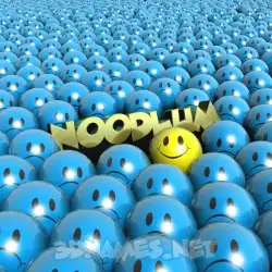 noodlum in Special Smileys style - 3D name wallpaper