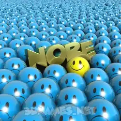 nore in Special Smileys style - 3D name wallpaper