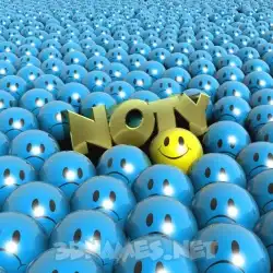 noty in Special Smileys style - 3D name wallpaper