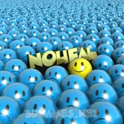 noufal in Special Smileys style - 3D name wallpaper