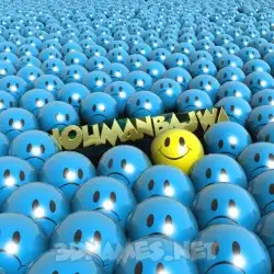 noumanbajwa in Special Smileys style - 3D name wallpaper