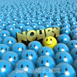 noury in Special Smileys style - 3D name wallpaper