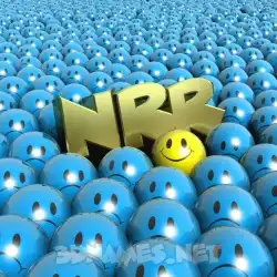 nrr in Special Smileys style - 3D name wallpaper