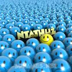 ntathuz in Special Smileys style - 3D name wallpaper