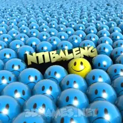 ntibaleng in Special Smileys style - 3D name wallpaper