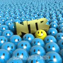 ntr in Special Smileys style - 3D name wallpaper