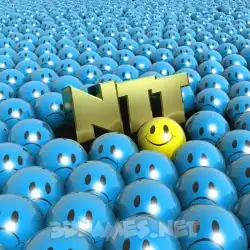 ntt in Special Smileys style - 3D name wallpaper