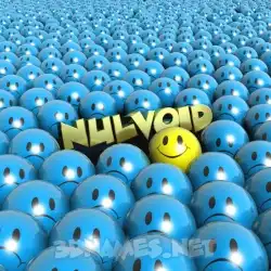 nulvoid in Special Smileys style - 3D name wallpaper