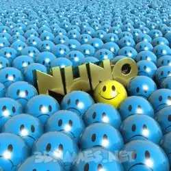 nuno in Special Smileys style - 3D name wallpaper