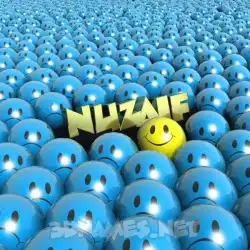 nuzaif in Special Smileys style - 3D name wallpaper