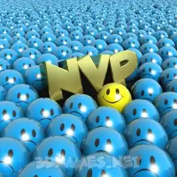nvp in Special Smileys style - 3D name wallpaper