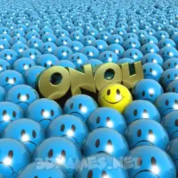 onou in Special Smileys style - 3D name wallpaper