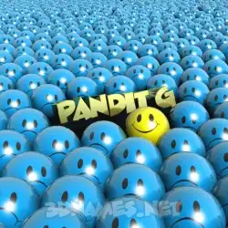 pandit g in Special Smileys style - 3D name wallpaper